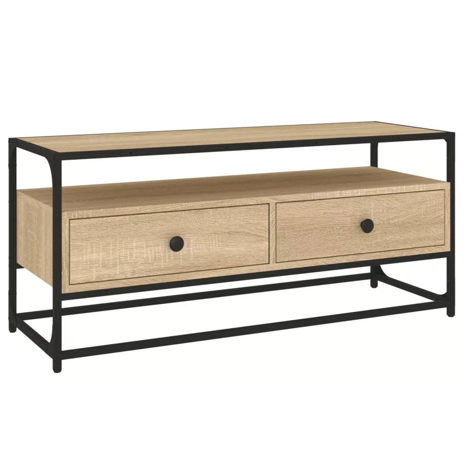 Vidaxl Tv-schrank Sonoma-eiche 100x35x45 Cm Holzwerkstoff günstig online kaufen