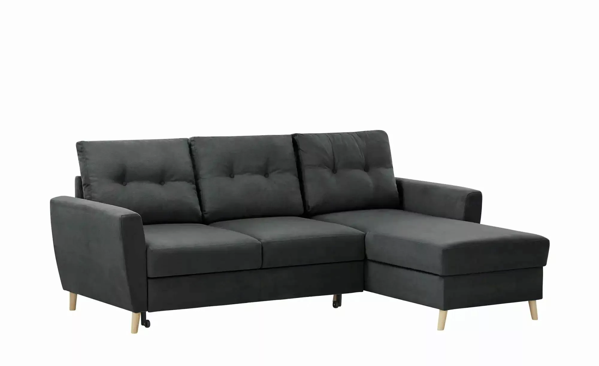 Ecksofa  Carla ¦ grau ¦ Maße (cm): B: 230 H: 93 T: 159 Polstermöbel > Sofas günstig online kaufen