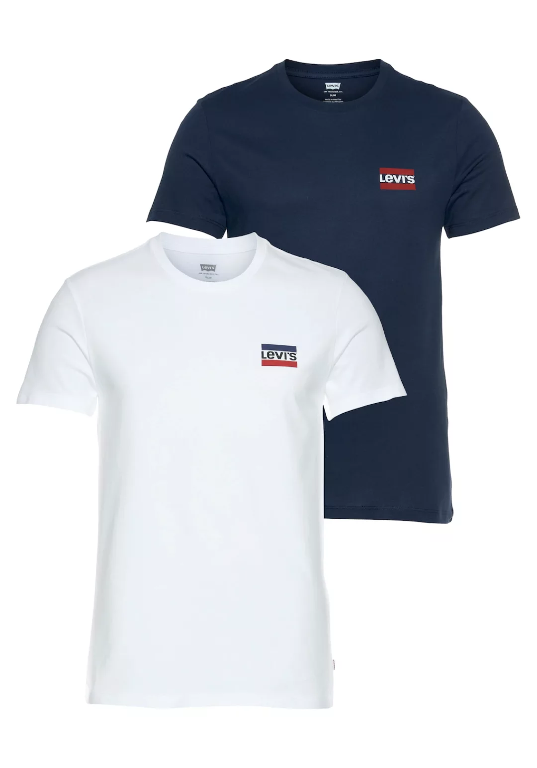 Levi's® T-Shirt LE 2PK CREWNECK GRAPHIC (2-tlg) günstig online kaufen