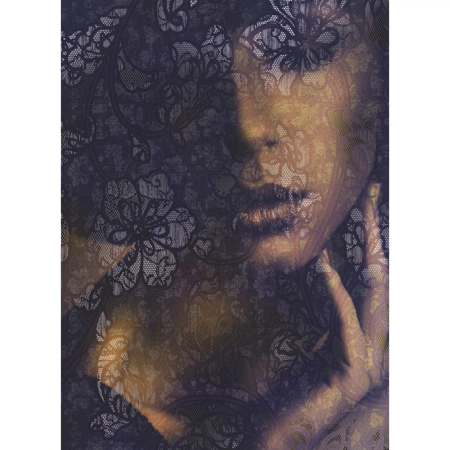 KOMAR Vlies Fototapete - Lace - Größe 184 x 248 cm mehrfarbig günstig online kaufen