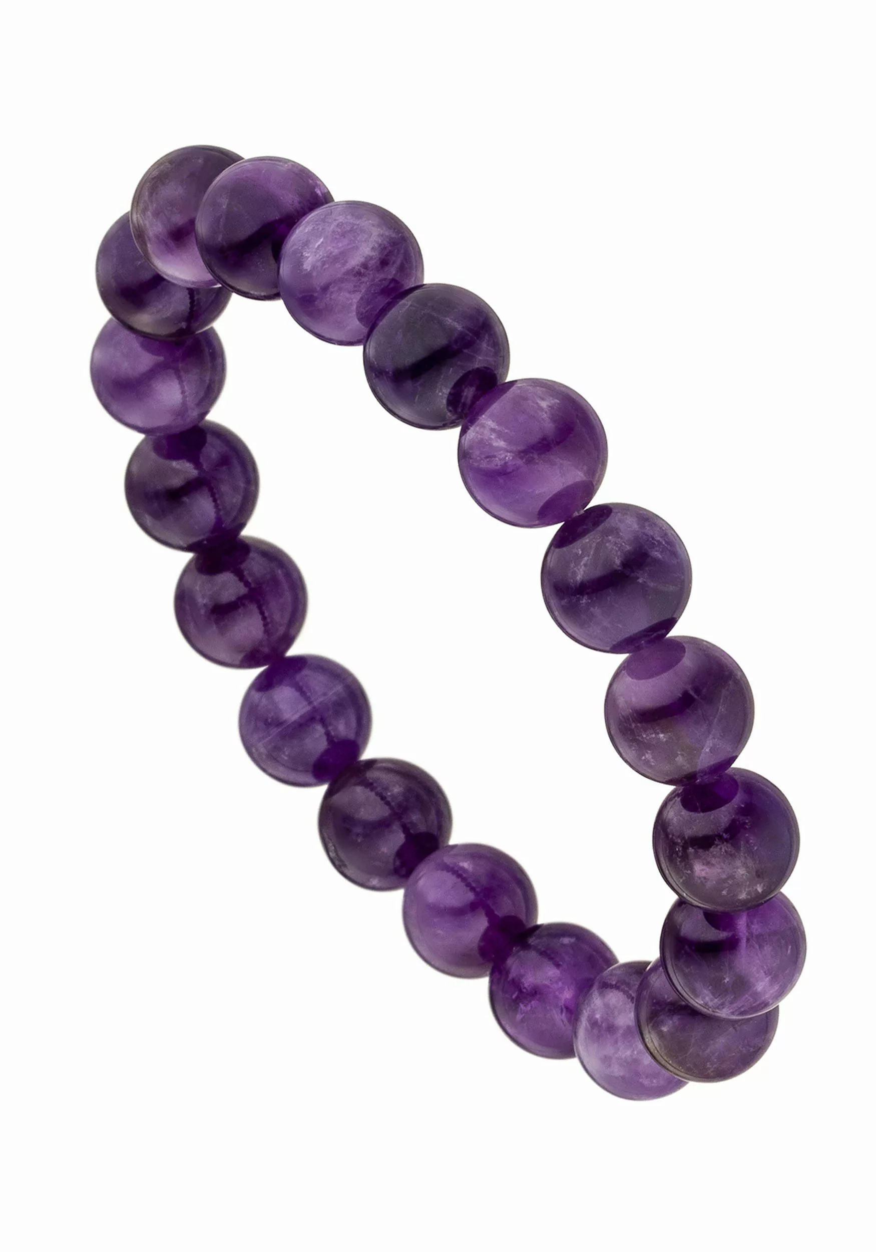 JOBO Armband Edelsteinarmband lila, mit Amethyst günstig online kaufen