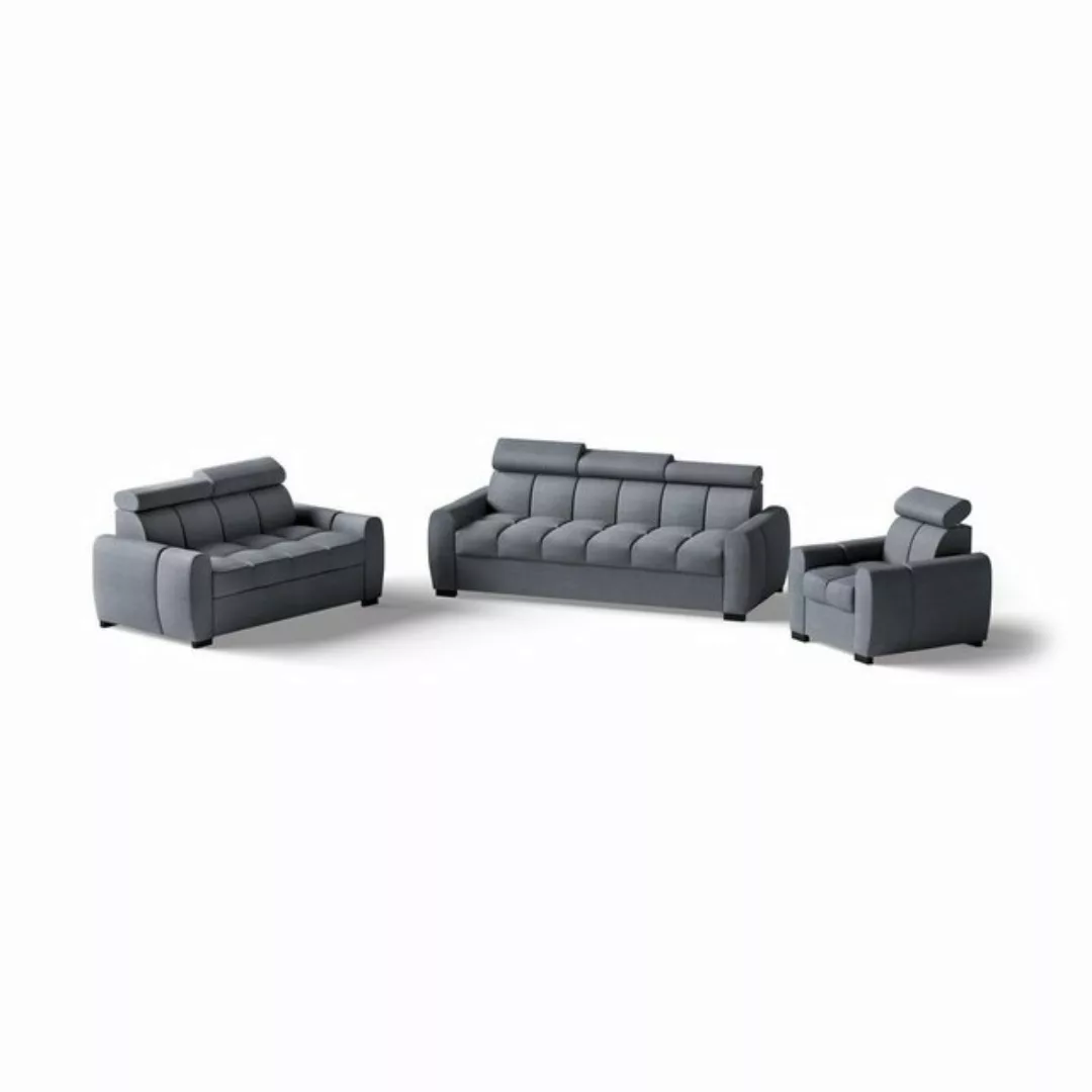 Beautysofa Polstergarnitur Gomez, (inkl. Schlaffunktion und Bettkasten, ver günstig online kaufen