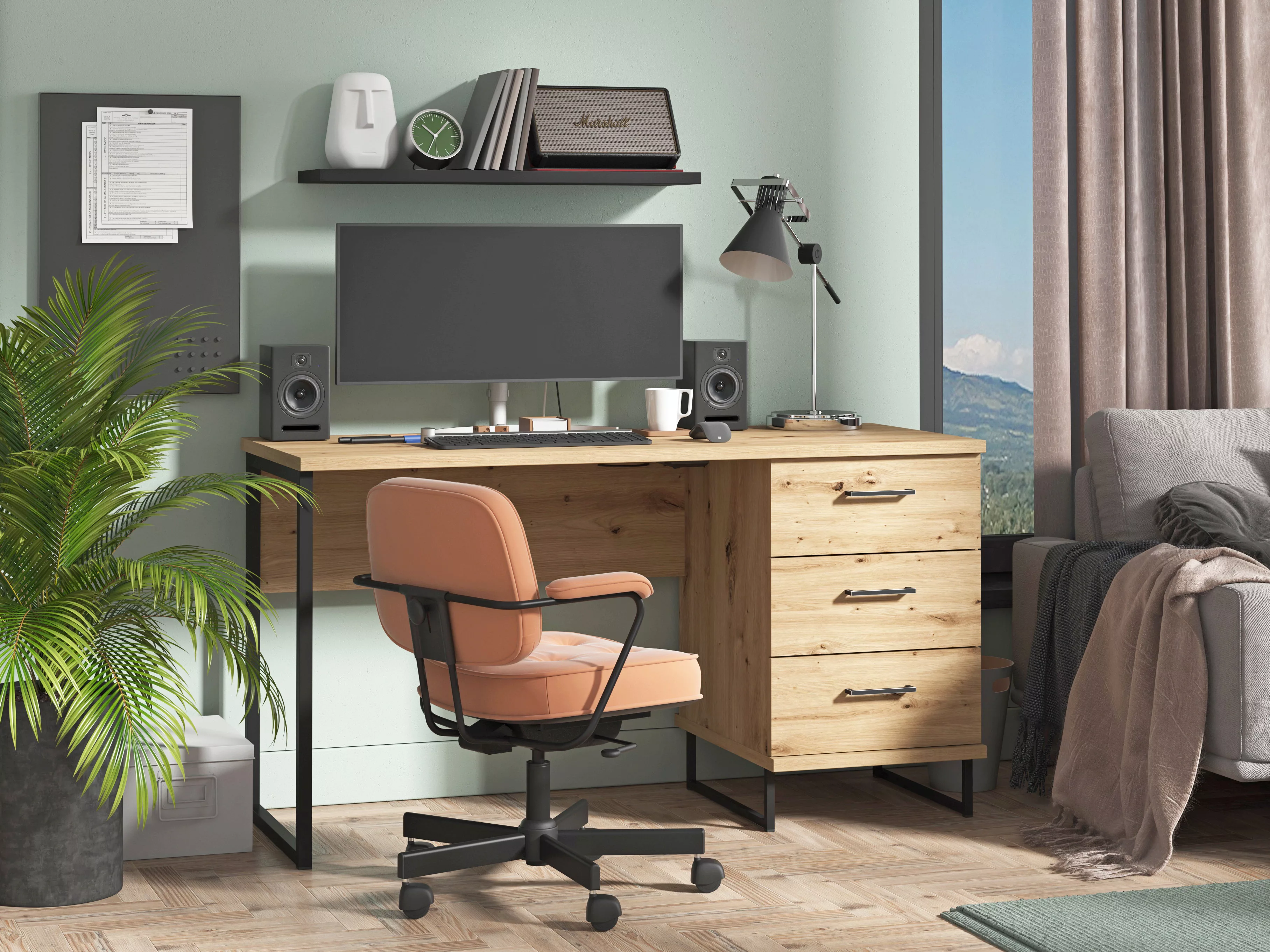 INOSIGN Schreibtisch "Sardinia", im Industrial Look, Home Office günstig online kaufen