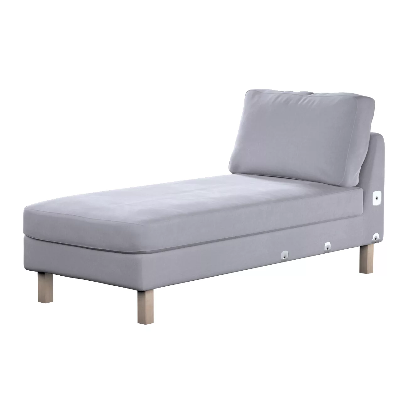 Bezug für Karlstad Recamiere Zustellsofa, kurz, grau, Bezug für Karlstad Re günstig online kaufen