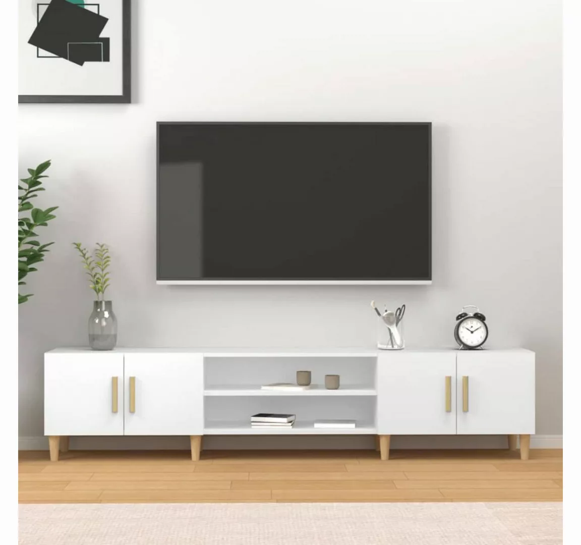 vidaXL TV-Schrank TV-Schrank Weiß 180x31,5x40 cm Spanplatte günstig online kaufen