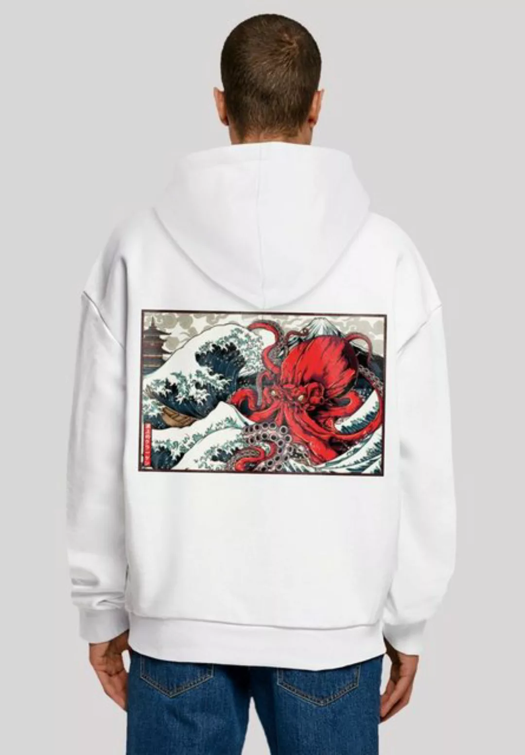 F4NT4STIC Kapuzenpullover "Octopus Japan", Print günstig online kaufen