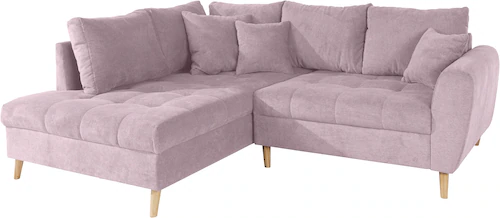 Home affaire Ecksofa "Blackburn II, L-Form", Mit Kaltschaumpolsterung bis 1 günstig online kaufen