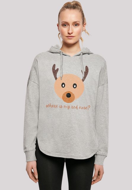 F4NT4STIC Kapuzenpullover "Red Nose Weihnachten", Print günstig online kaufen