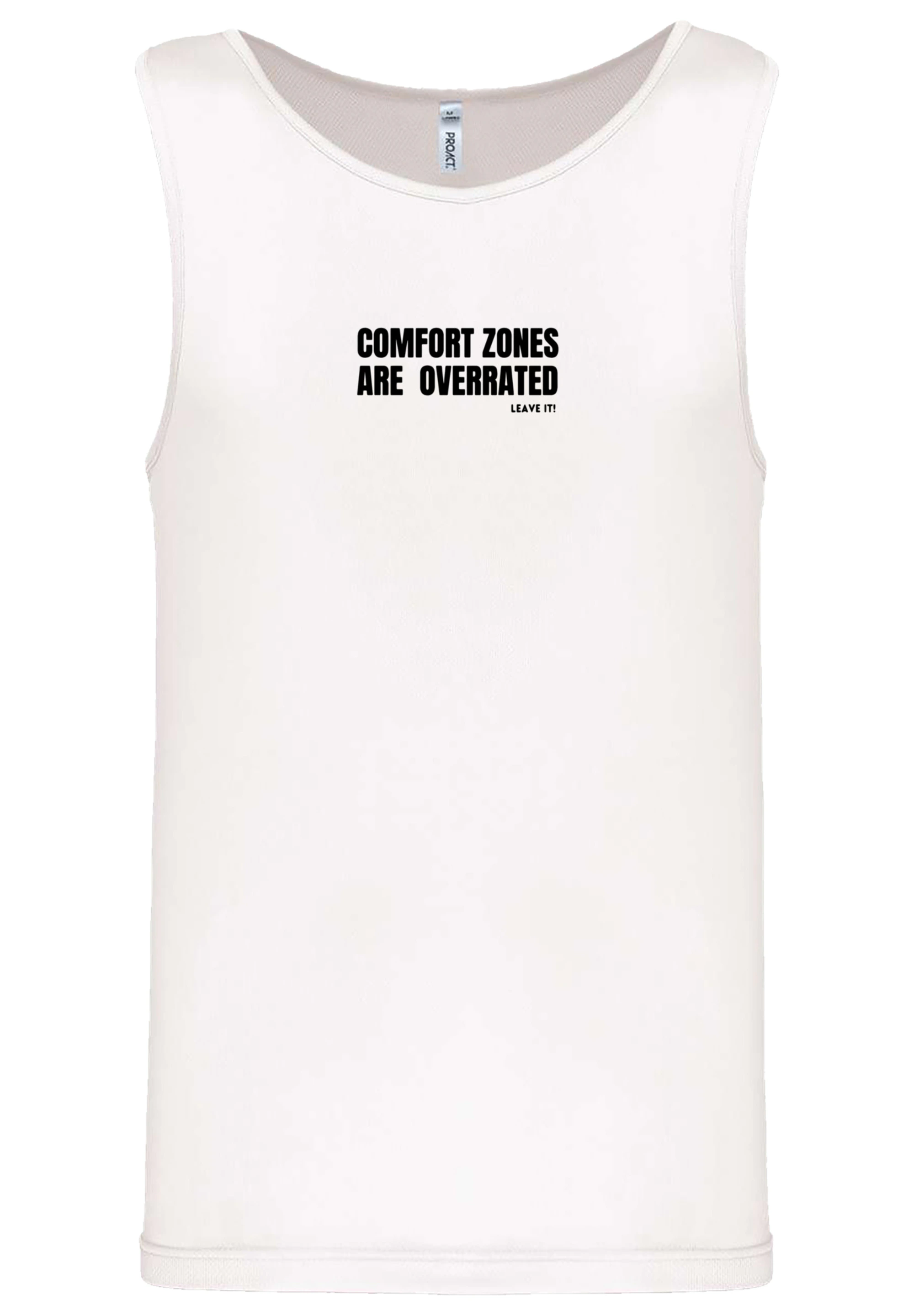 F4NT4STIC Muskelshirt "Sports Comfort Zones Are Overrated Tanktop", Sport S günstig online kaufen