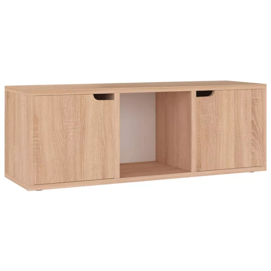 Tv-schrank Sonoma-eiche 88,5x27,5x30,5 Cm Spanplatte günstig online kaufen