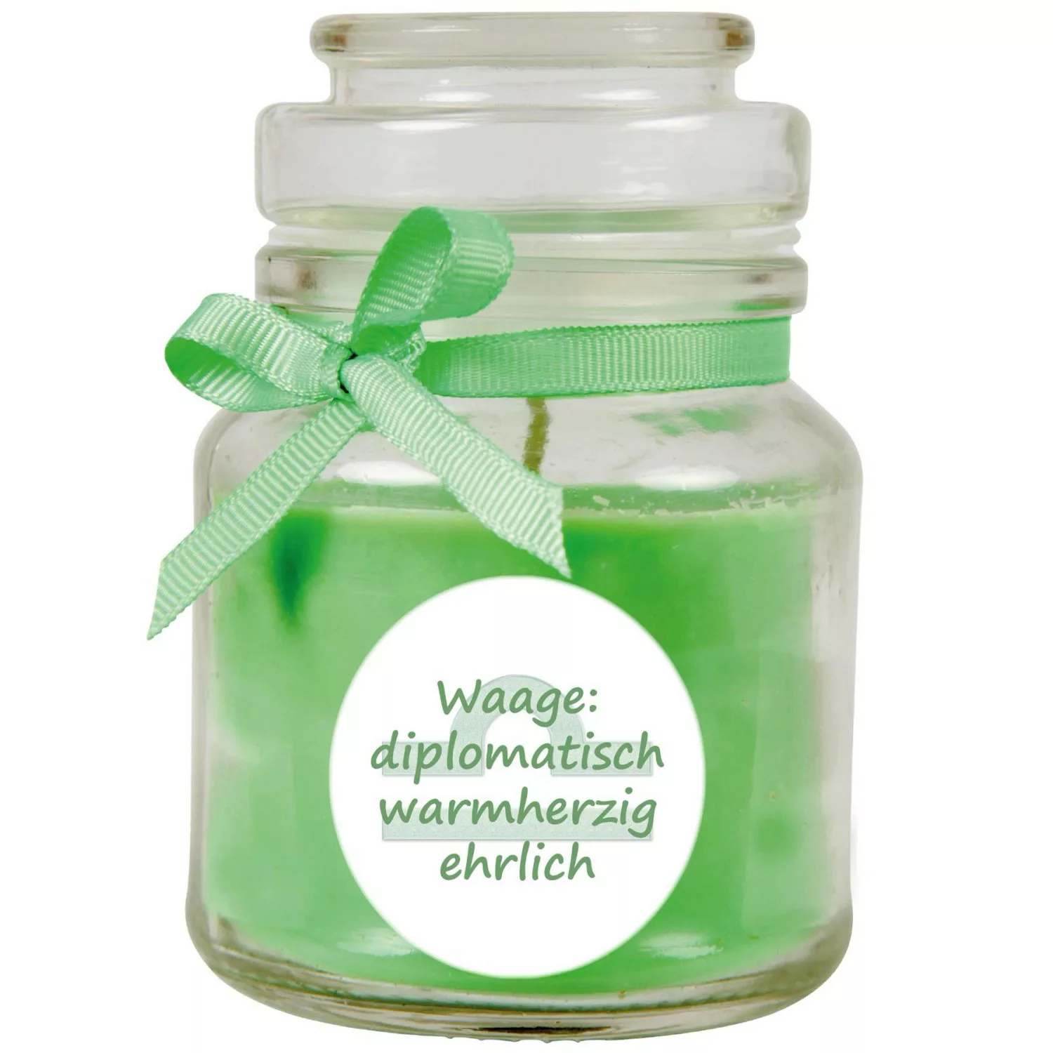 HS Candle Duftkerze & Glas Sternzeichen Coconut Limes 30 Stunden Waage günstig online kaufen