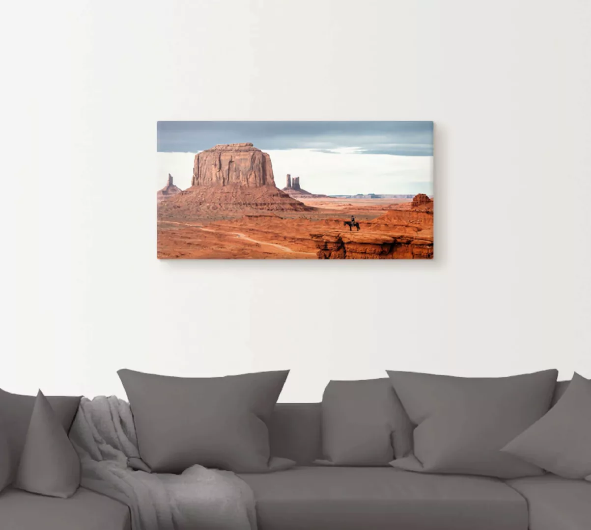 Artland Wandbild "Colorado - Utah Monument Valley", Amerika, (1 St.), als L günstig online kaufen