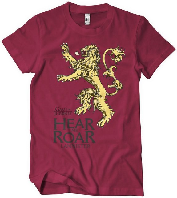 Game of Thrones T-Shirt LannisterHear Me Roar T-Shirt günstig online kaufen