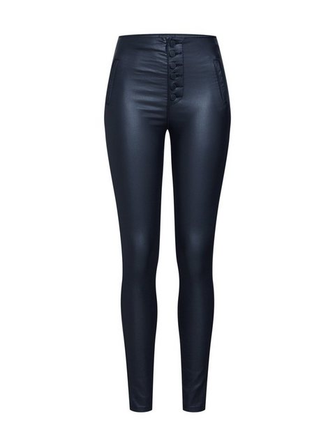 ONLY Beschichtete Leggings Damen Schwarz günstig online kaufen