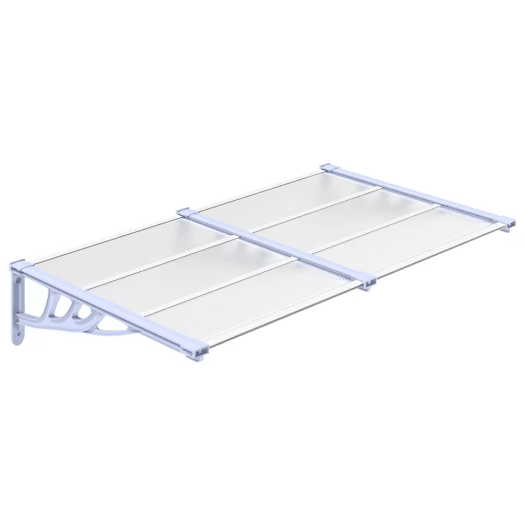 Vidaxl Türvordach Grau Und Transparent 152,5x90 Cm Polycarbonat günstig online kaufen