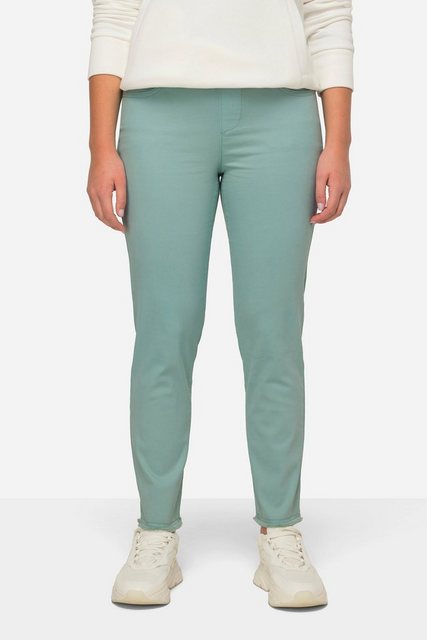 Laurasøn Funktionshose 7/8-Slimhose schmale Passform 4-Pocket Fransensaum günstig online kaufen