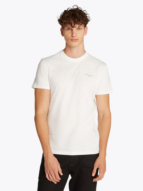 Tommy Jeans Plus Rundhalsshirt TJM SLIM LINEAR CHEST SS TEE EXT in Großen G günstig online kaufen