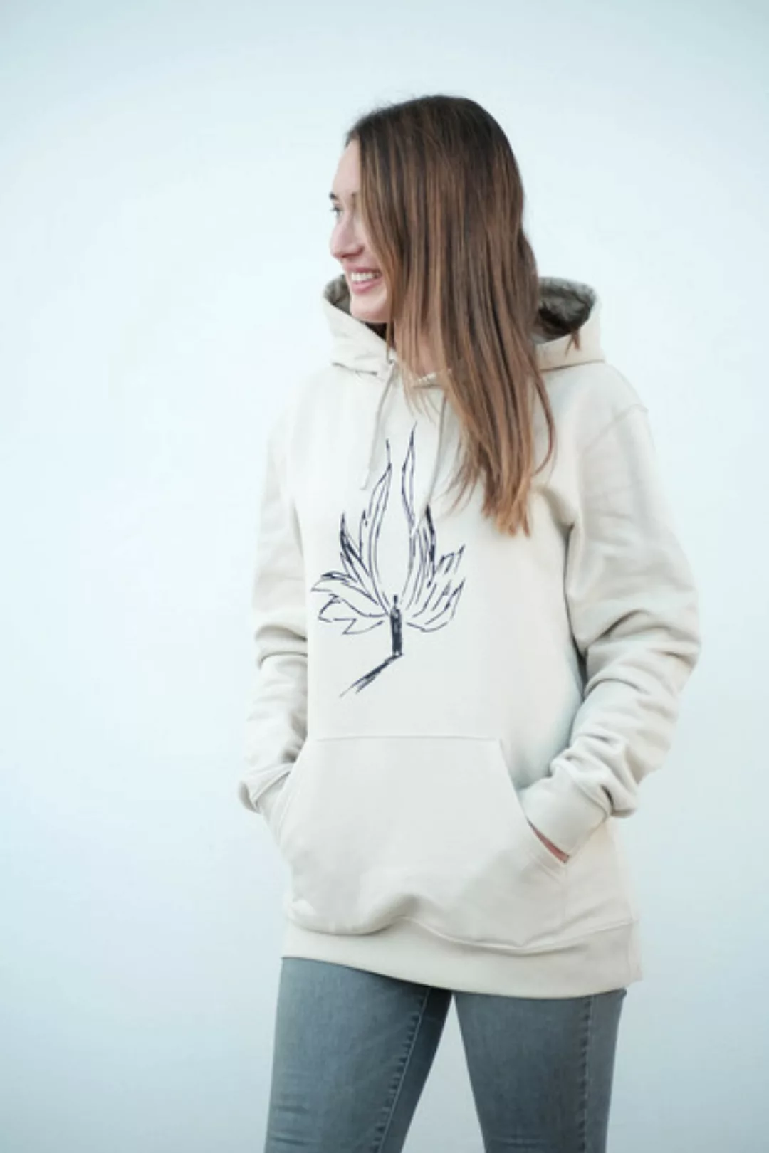 Weicher Bio Baumwoll-sweater günstig online kaufen