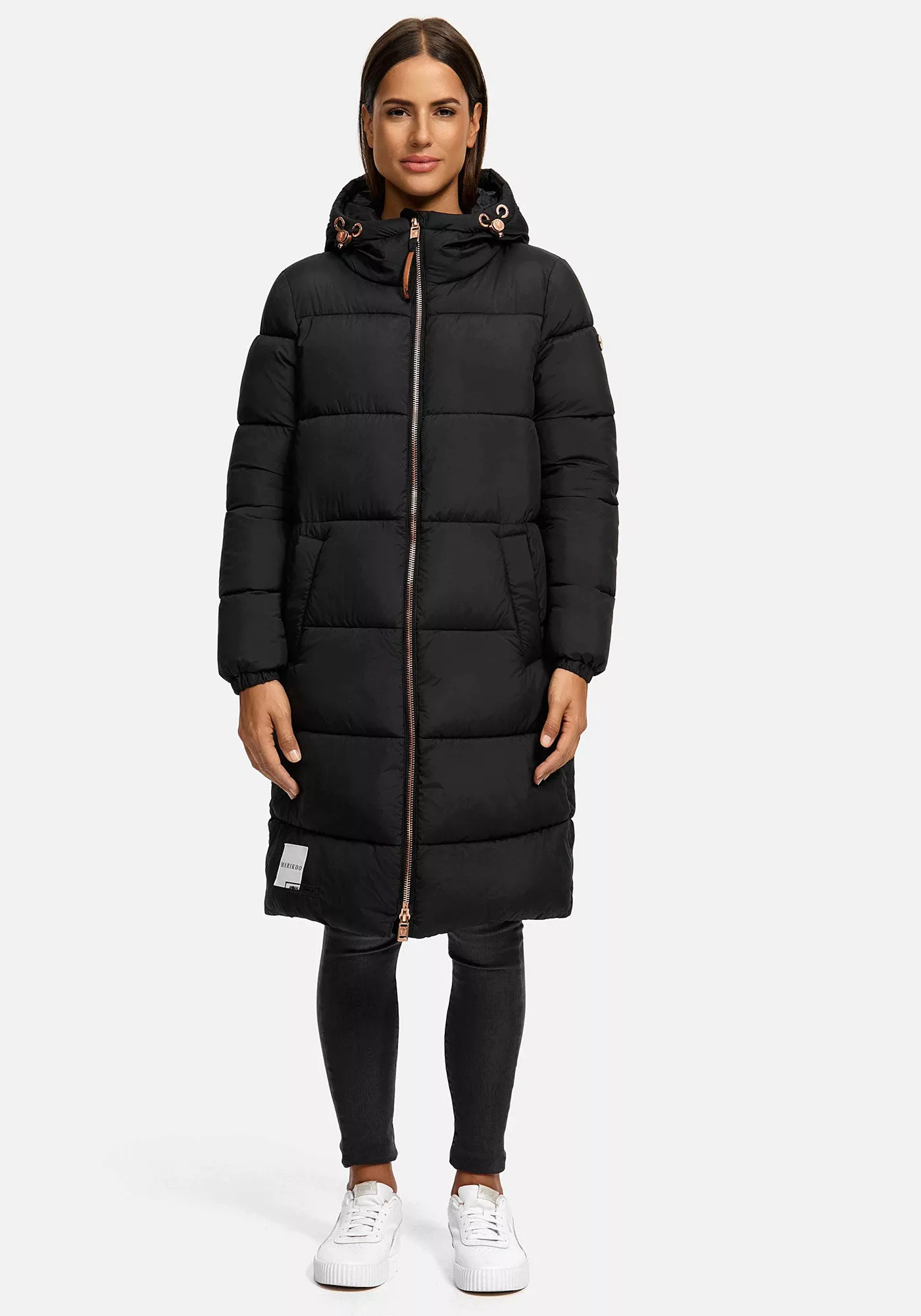 Marikoo Winterjacke "Nomadiaa", Lange Damen Winterjacke günstig online kaufen