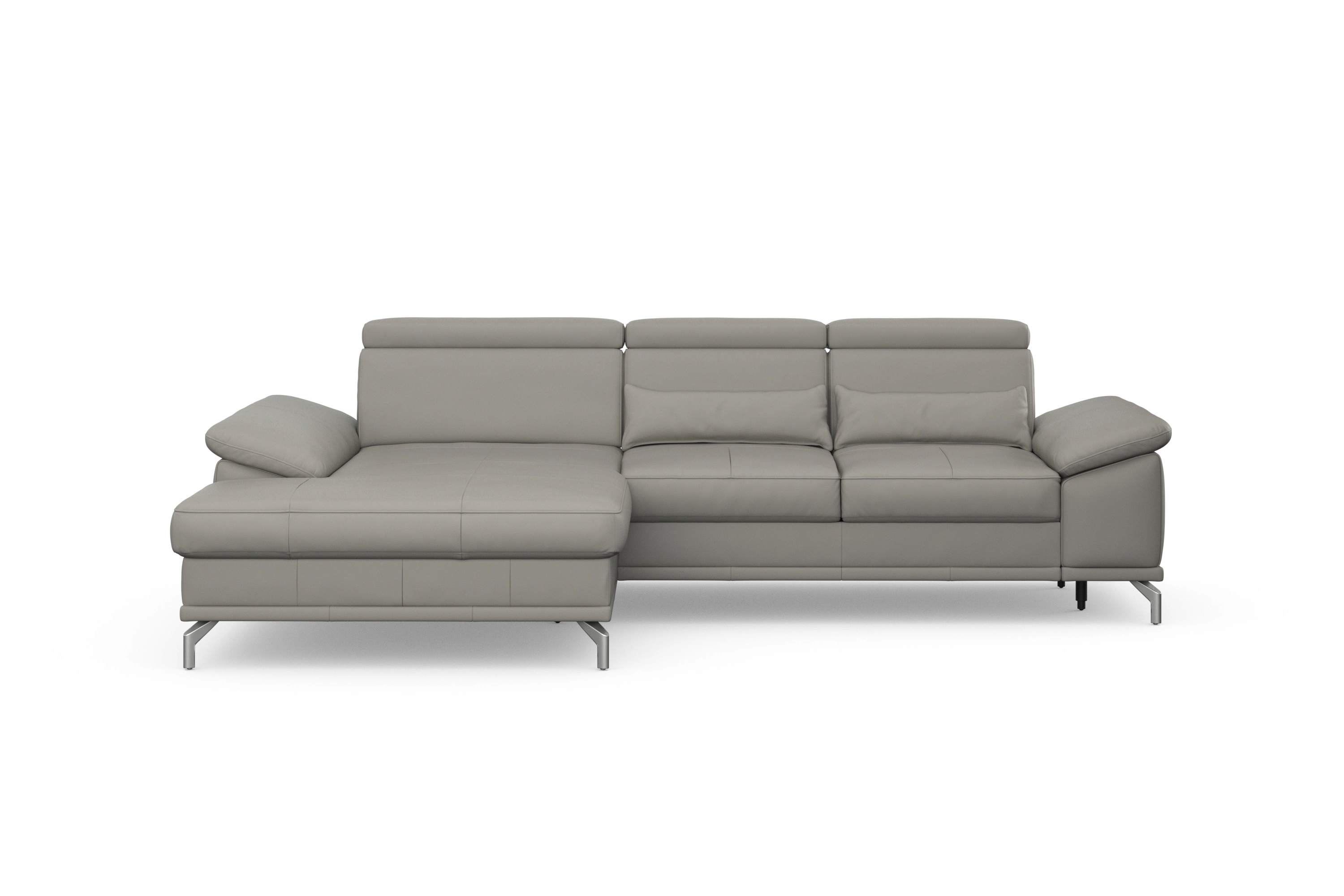 sit&more Ecksofa "Cabrio L-Form, mit Sitztiefenverstellung, Arm- und Kopfte günstig online kaufen