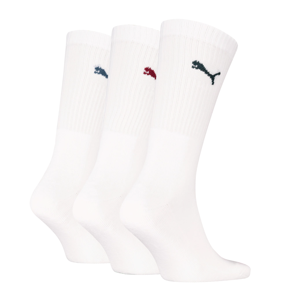 PUMA Socken "PUMA UNISEX CREW SOCK 3P", (3 Paar), mit farblichem Logo günstig online kaufen