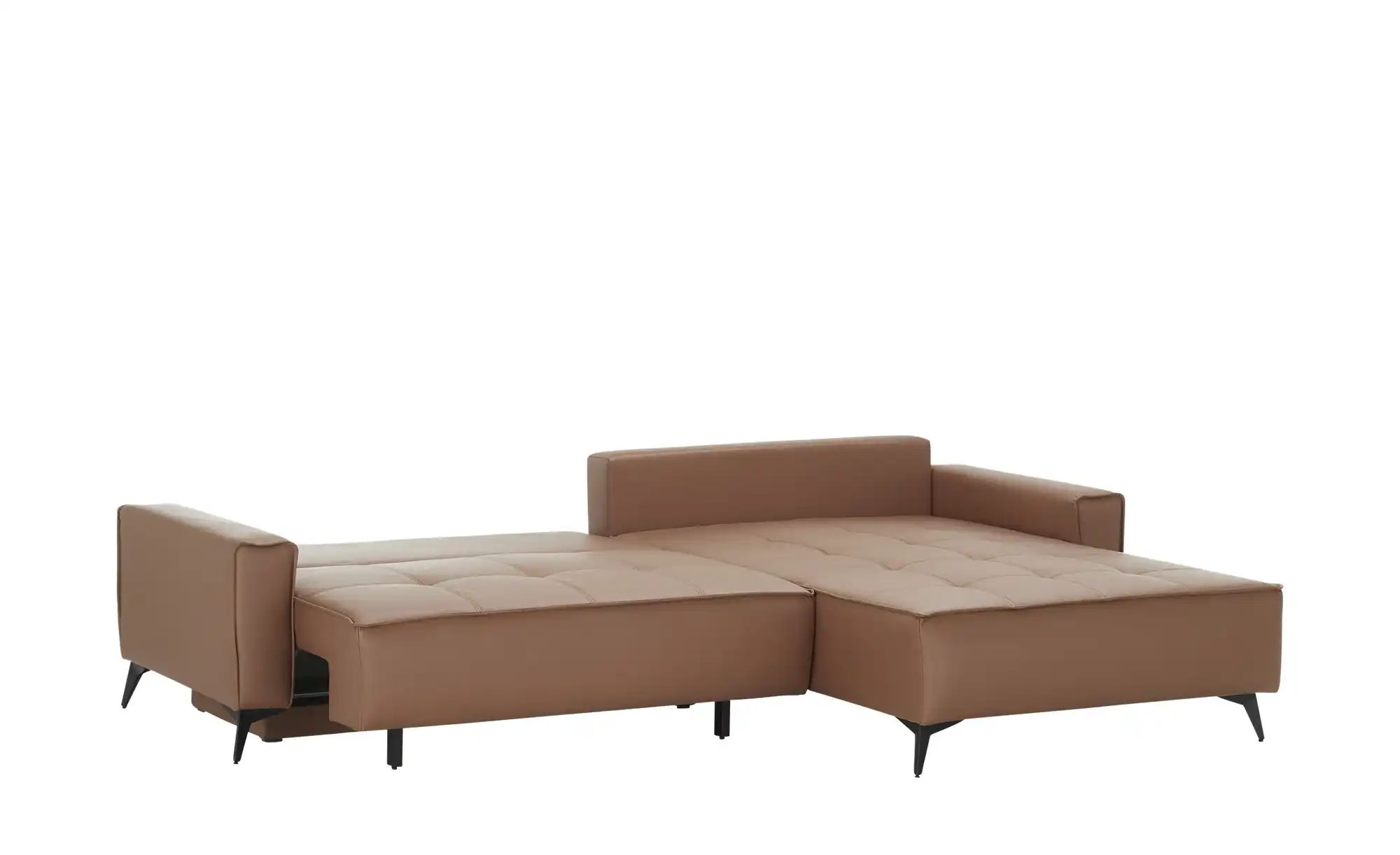 Ecksofa  Leanny ¦ braun ¦ Maße (cm): B: 264 H: 93 T: 181 Polstermöbel > Sof günstig online kaufen