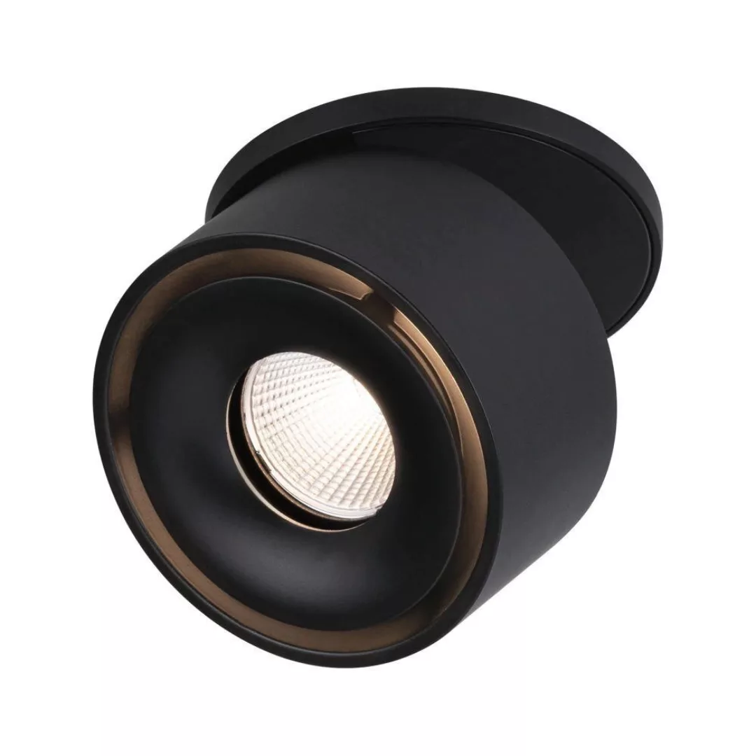 LED Einbauspot Spircle in Schwarz-matt 8W 530lm günstig online kaufen