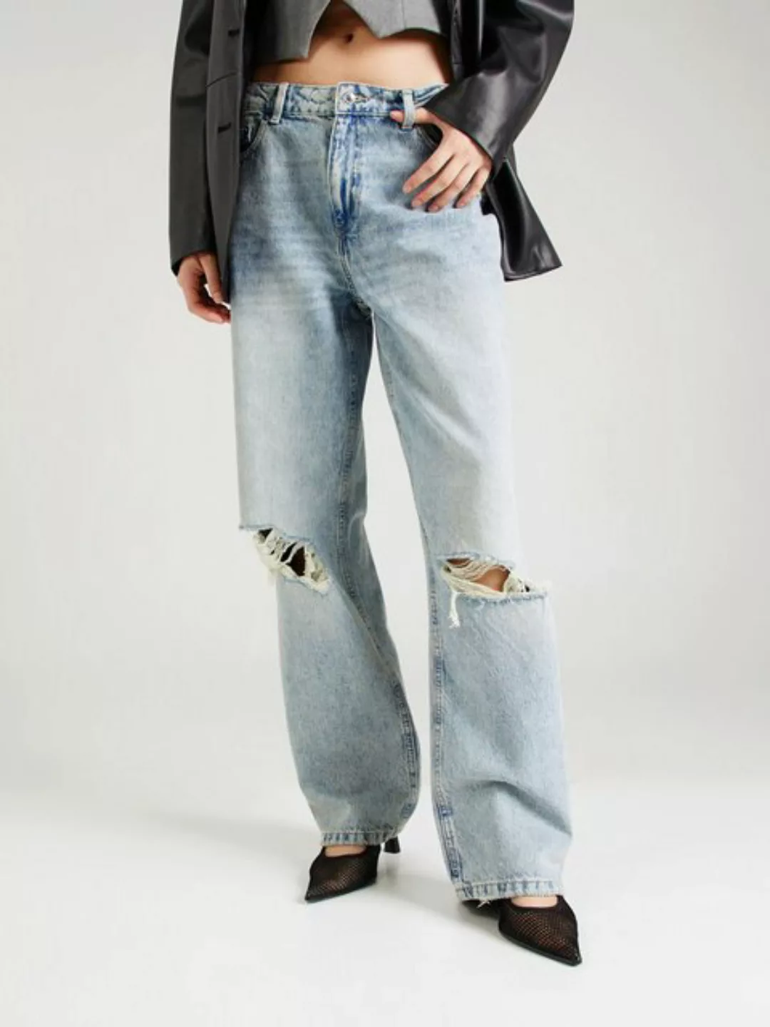 Tally Weijl Weite Jeans (1-tlg) Cut-Outs günstig online kaufen