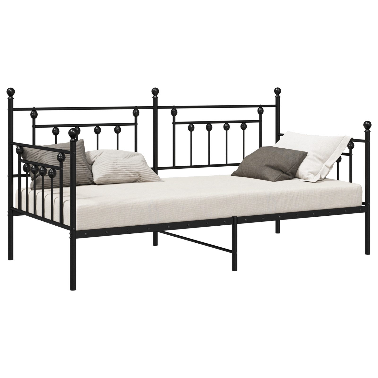 vidaXL Bett Tagesbett Schwarz 90x190 cm günstig online kaufen