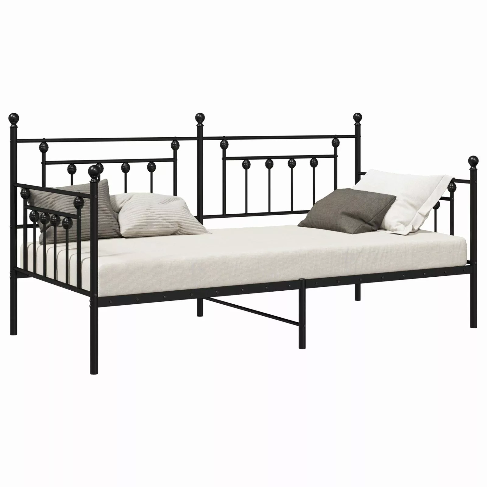 vidaXL Bett Tagesbett Schwarz 90x190 cm günstig online kaufen