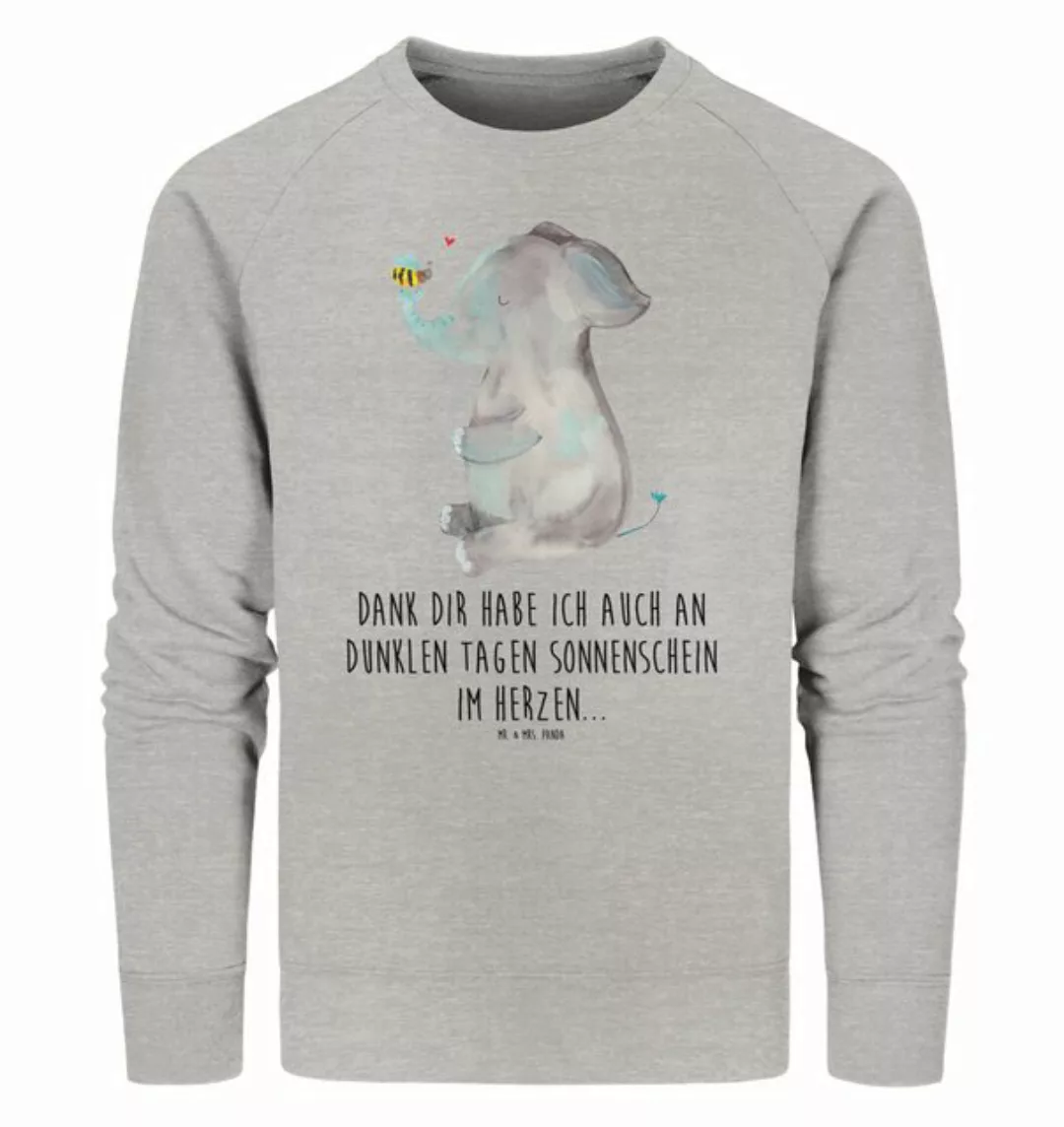 Mr. & Mrs. Panda Longpullover Größe L Elefant Biene - Heather Grey - Gesche günstig online kaufen