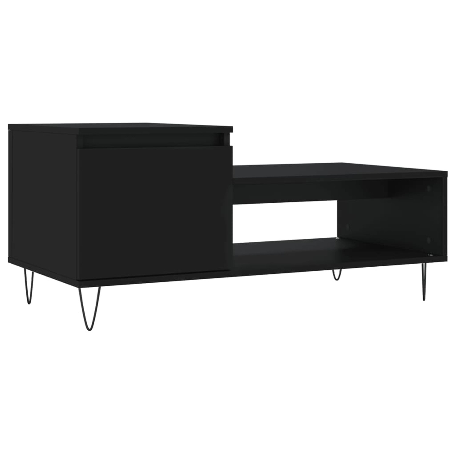 vidaXL Couchtisch Schwarz 100x50x45 cm Holzwerkstoff Modell 6 günstig online kaufen