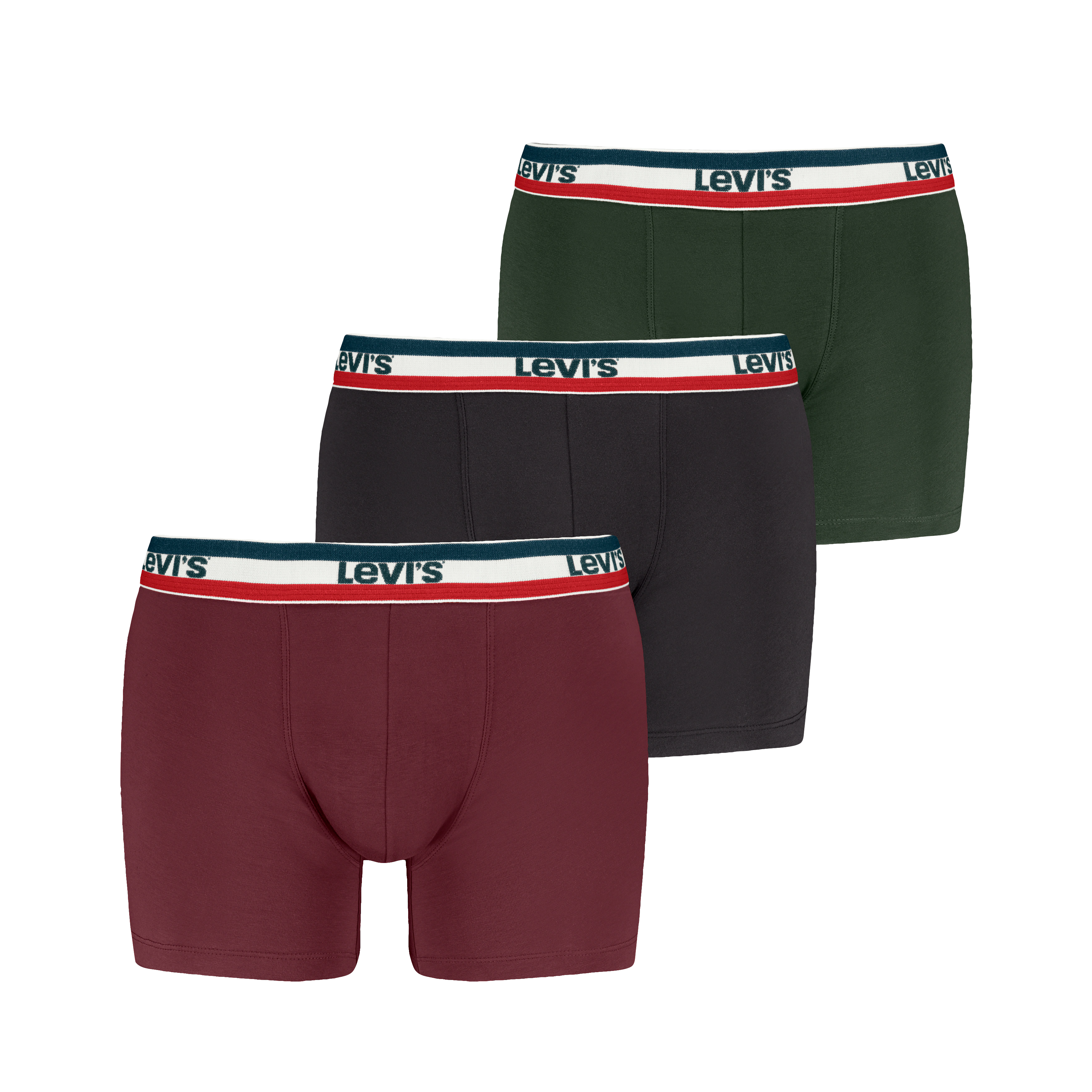 Levis Boxershorts "LEVIS MEN SPRTSWR LOGO BOXER BRIEF 3P", (Packung, 3er Pa günstig online kaufen