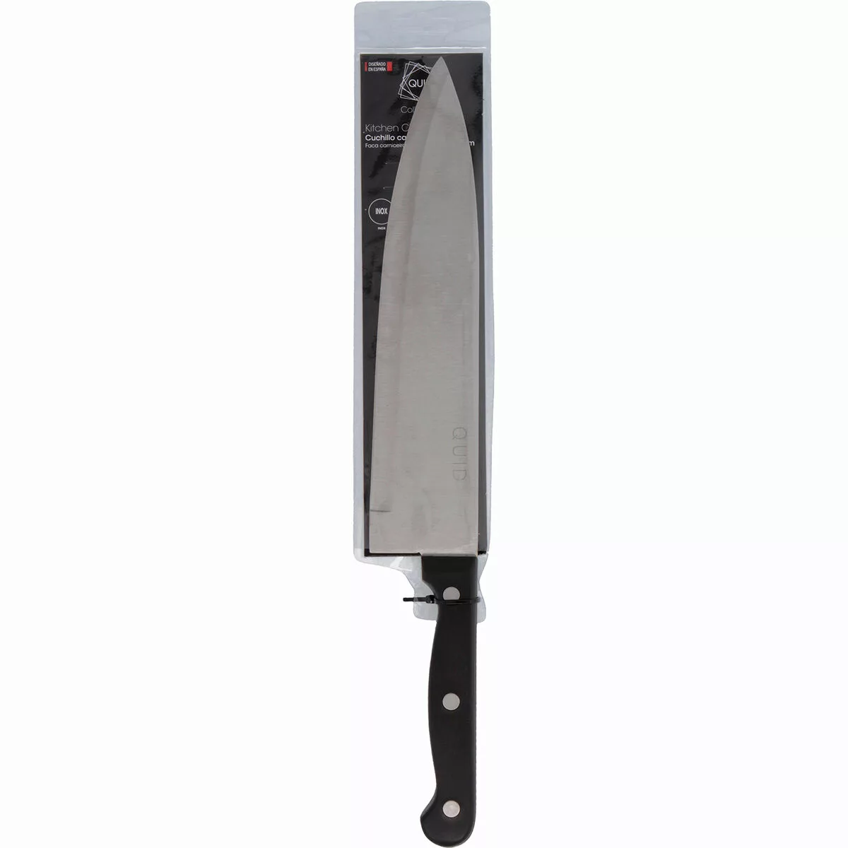 Fleischmesser Quid Kitchen Chef Schwarz Metall (20 Cm) (pack 6x) günstig online kaufen