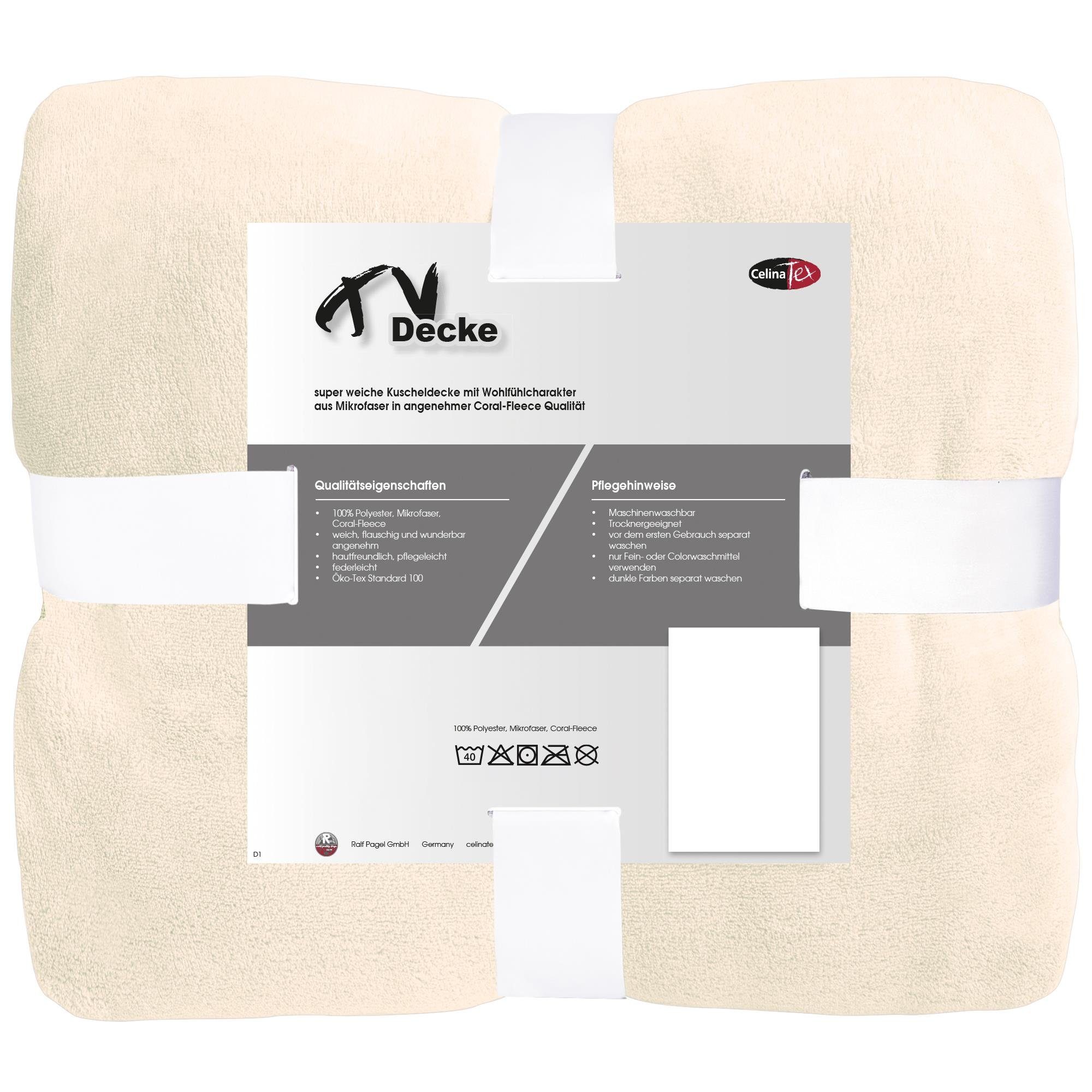 Wohndecke TV Decke Kuscheldecke Sofadecke Fleece günstig online kaufen