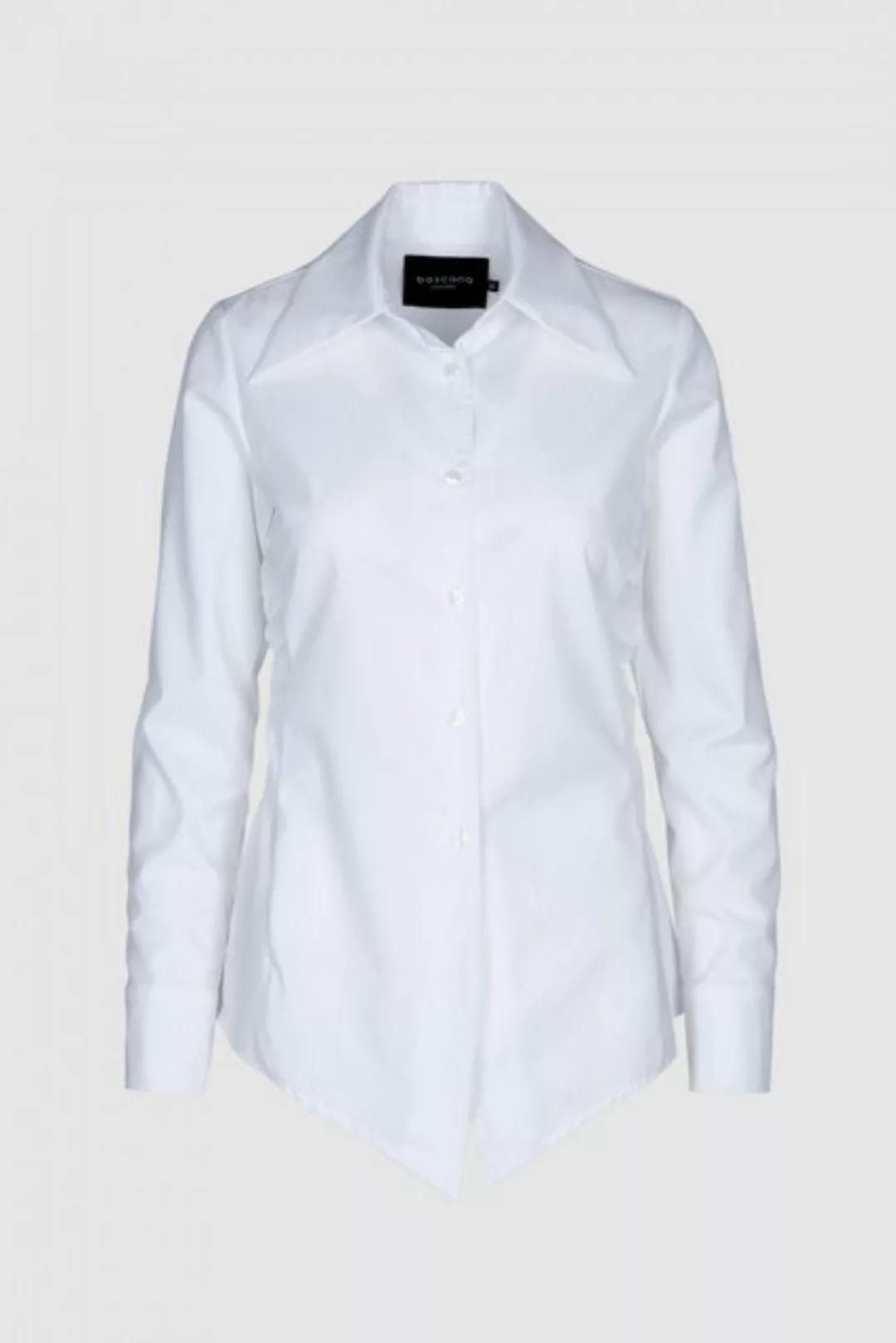Boscana Langarmbluse Bluse aus Baumwolle in Weiss günstig online kaufen