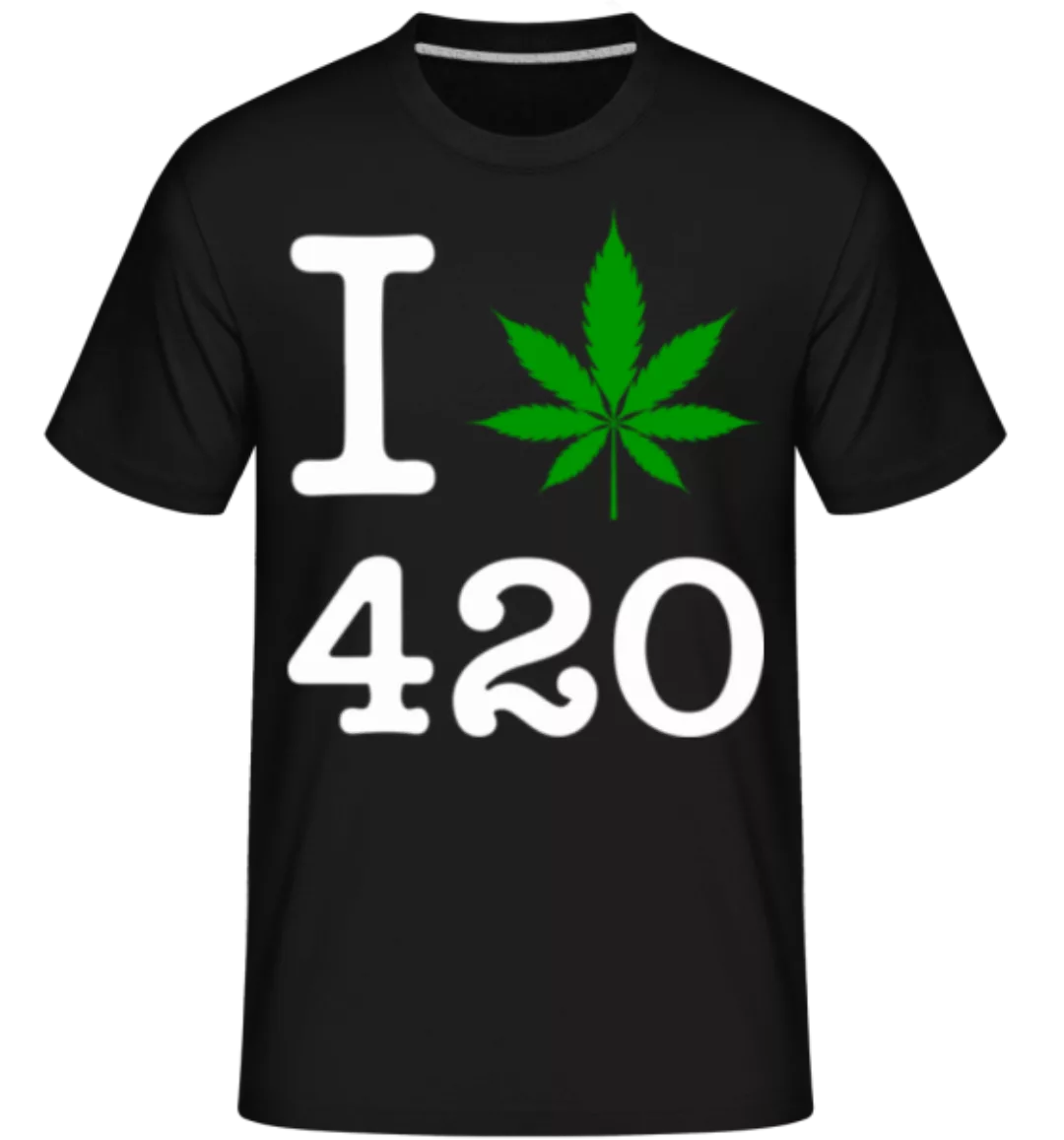 Cannabis I Love 420 · Shirtinator Männer T-Shirt günstig online kaufen