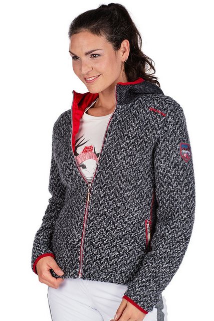 Almgwand Outdoorjacke Outdoorjacke Damen - MAHDSPITZE - anthrazit/hellgrau/ günstig online kaufen