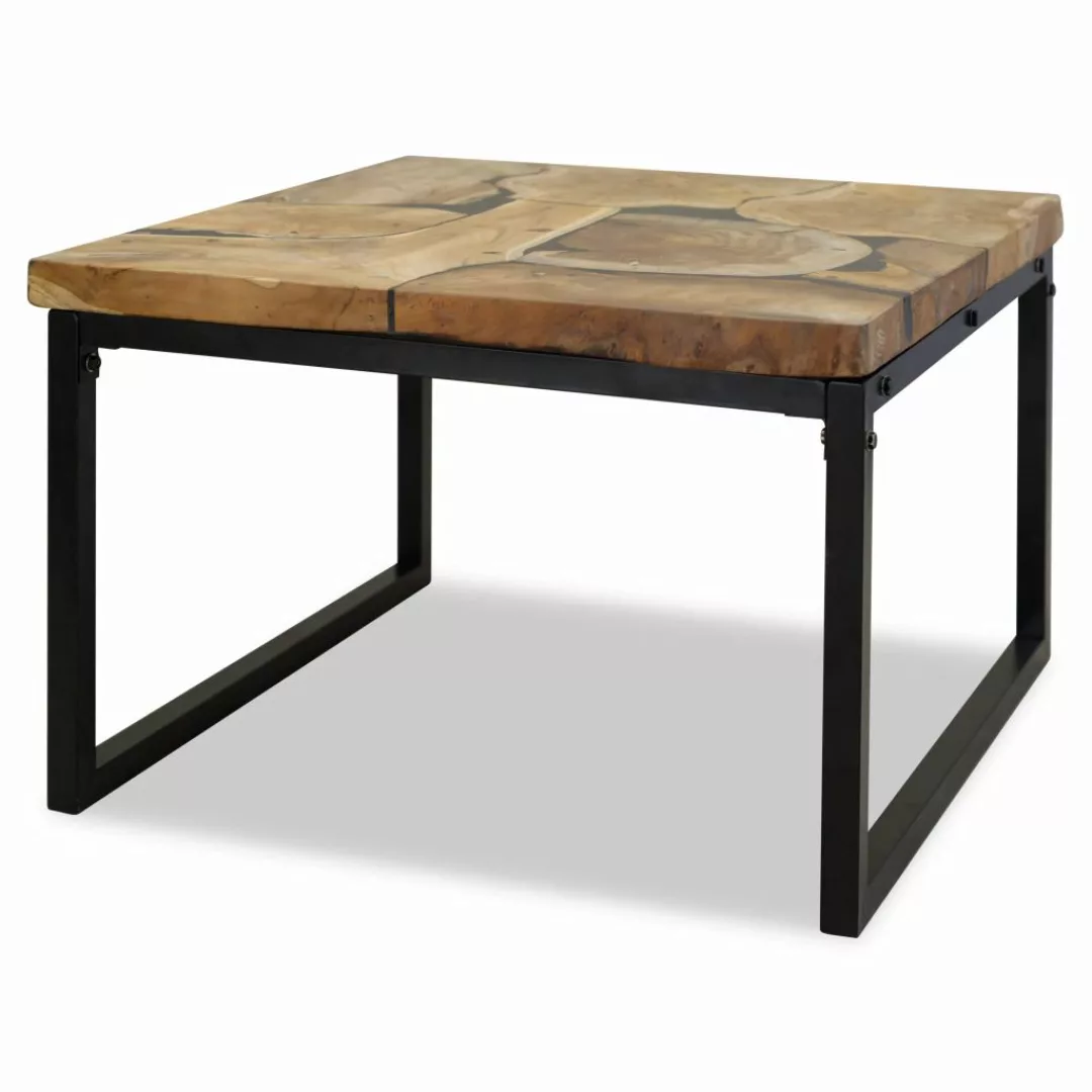 Couchtisch Teak Harz 60 X 60 X 40 Cm günstig online kaufen