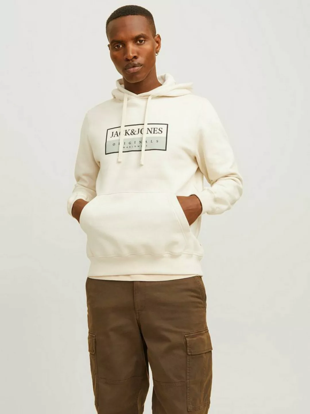 Jack & Jones Kapuzensweatshirt JORFREDERIKSBERG BOX SWEAT HOOD SN günstig online kaufen