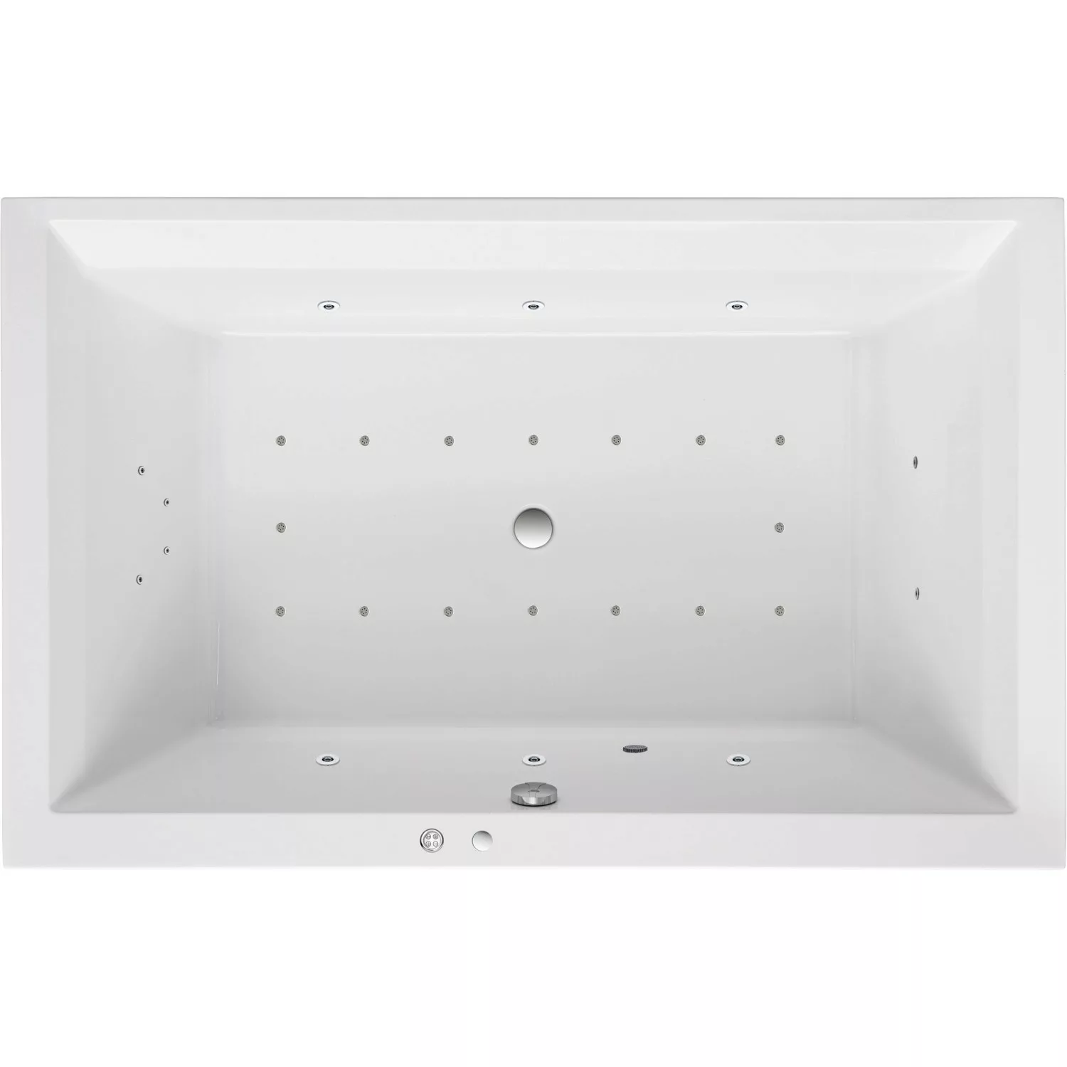 Ottofond Whirlpool Space Premium 190 cm x 120 cm Weiß günstig online kaufen