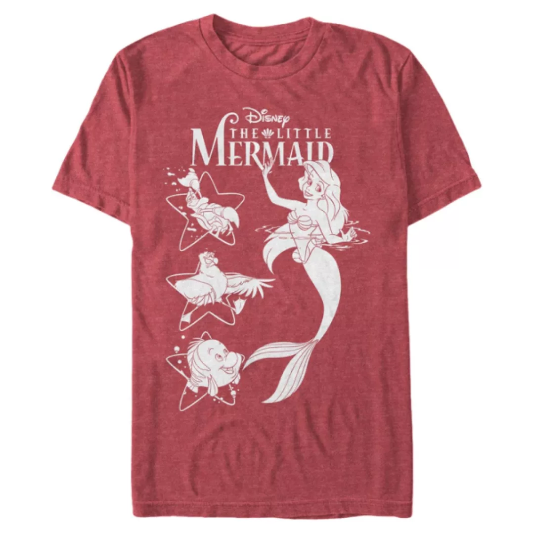 Disney - Arielle die Meerjungfrau - Gruppe Ariel And Friends - Männer T-Shi günstig online kaufen