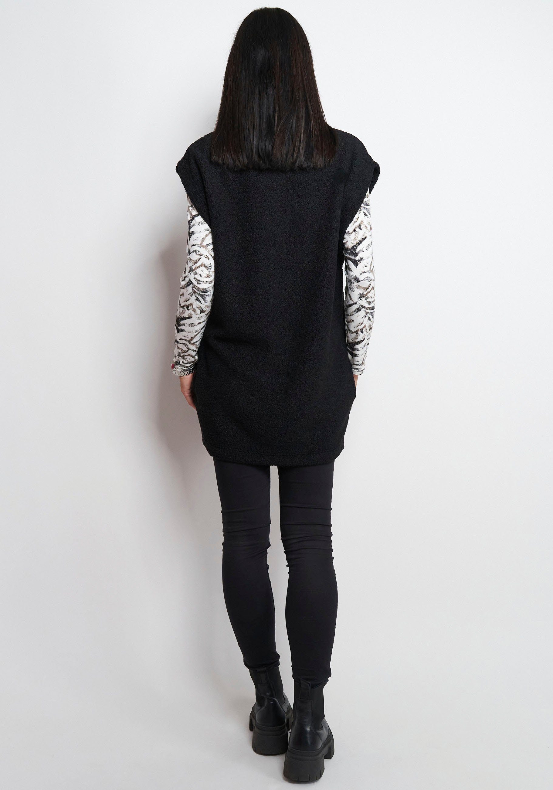 Seidel Moden Pullunder mit kleinem Metalllabel, günstig online kaufen