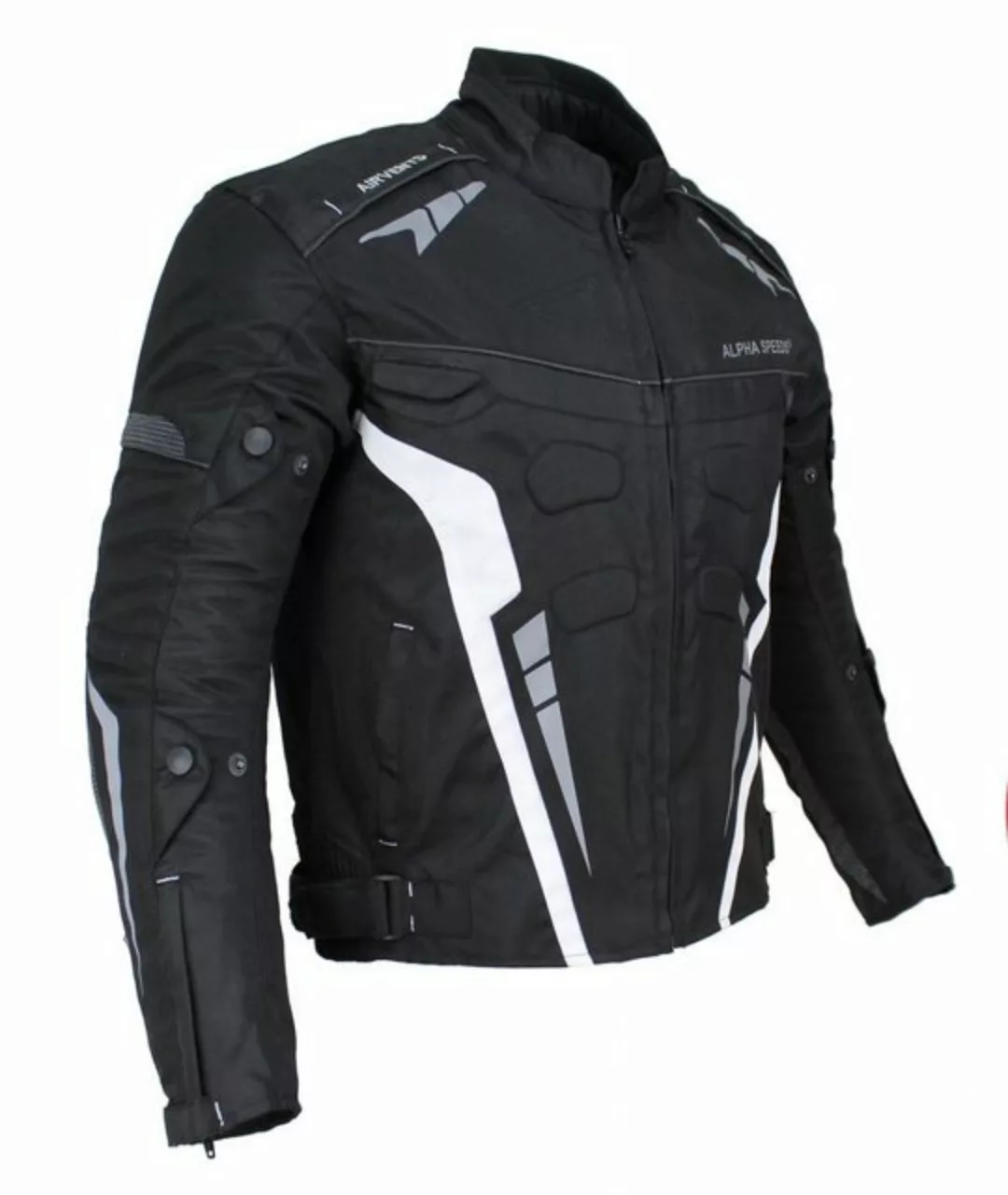 Alpha Speeds Motorradjacke Herren Biker Textil Jacke Wasserdicht Sport Tour günstig online kaufen