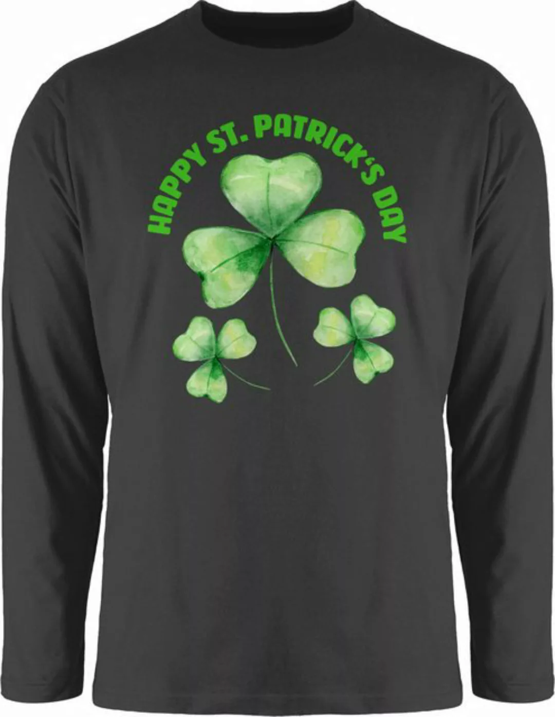 Shirtracer Rundhalsshirt Happy St Patricks Day Kleeblatt Irland St. Patrick günstig online kaufen
