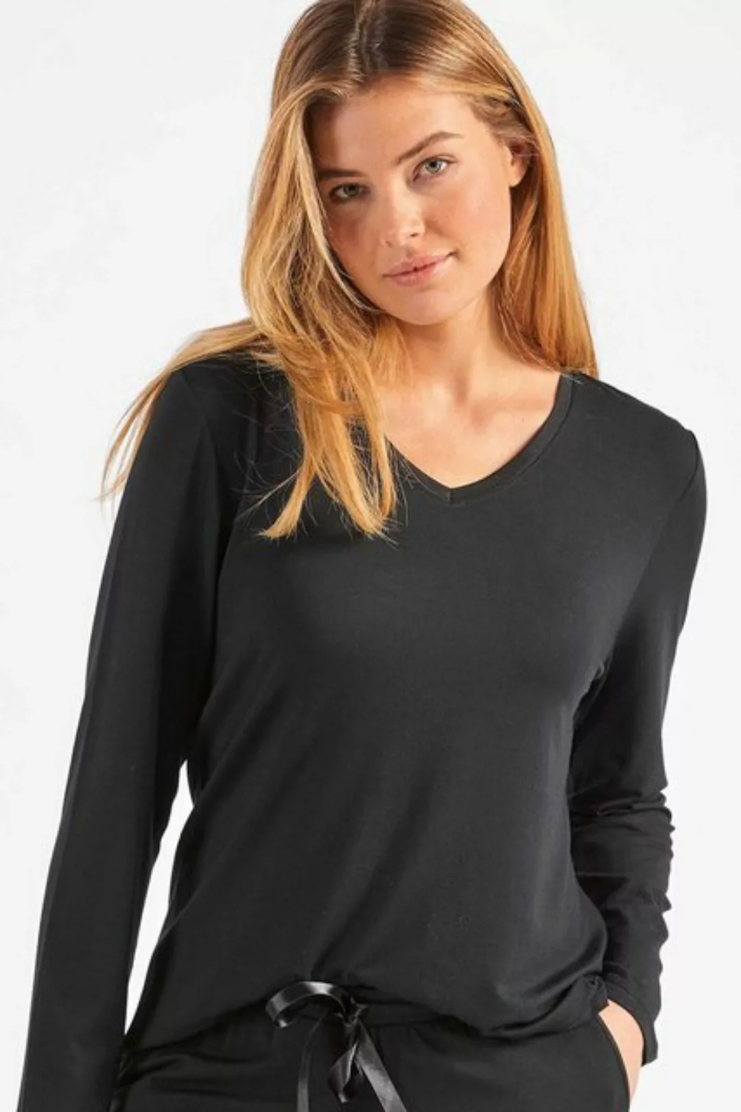Nina Von C. T-Shirt Damen Langarm-Shirt Loungewear Modal (Stück, 1-tlg) - günstig online kaufen