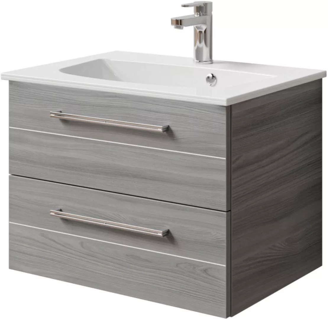 Saphir Waschtisch »Serie 6025 Mineralmarmor-Waschtisch mit Unterschrank, 67 günstig online kaufen