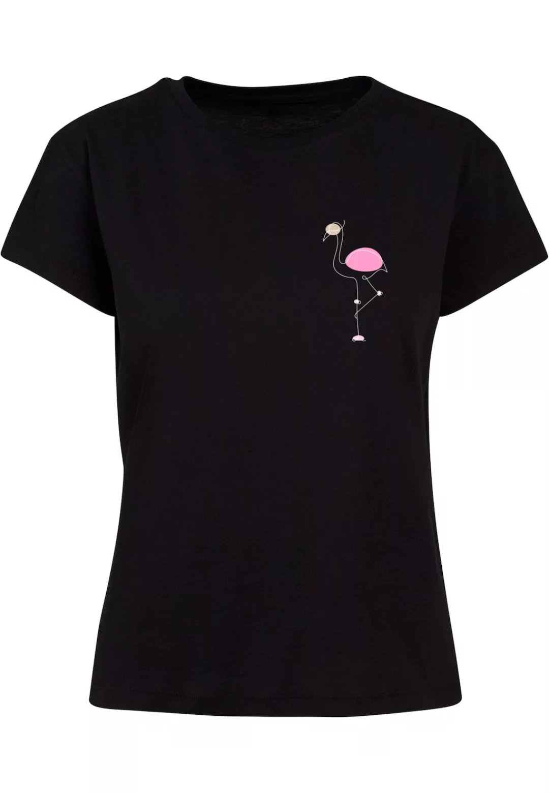 Merchcode T-Shirt "Merchcode Damen Ladies Flamingo Box Tee" günstig online kaufen