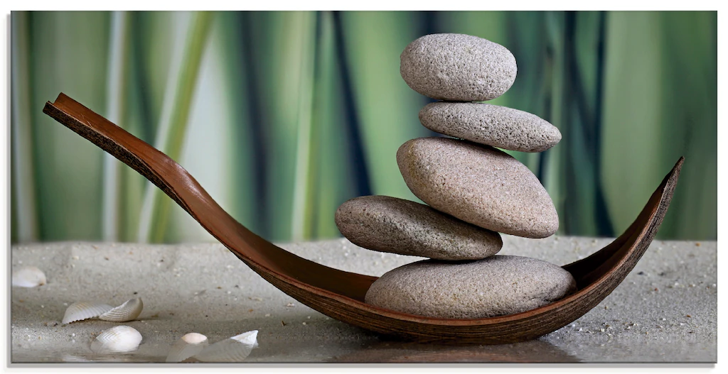 Artland Glasbild "Gleichgewicht", Zen, (1 St.), in verschiedenen Größen günstig online kaufen