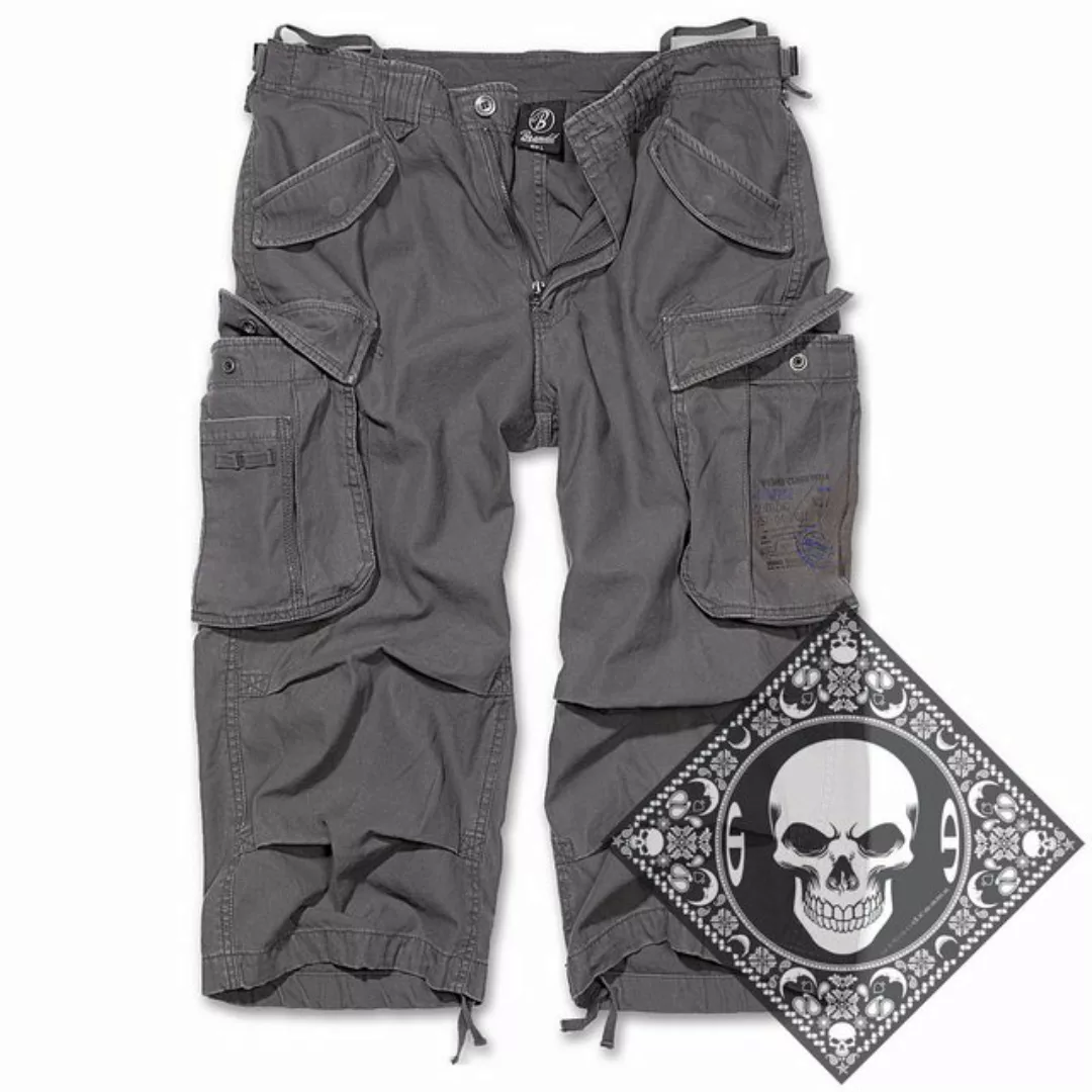 Brandit Cargoshorts Cargo Shorts kurze Hose Industry 3/4 lang mit UD Bandan günstig online kaufen